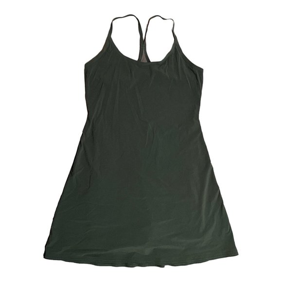 Outdoor Voices Dresses & Skirts - OUTDOOR VOICES Women’s M The Exercise Dress Dark Green Active Performance Shorts